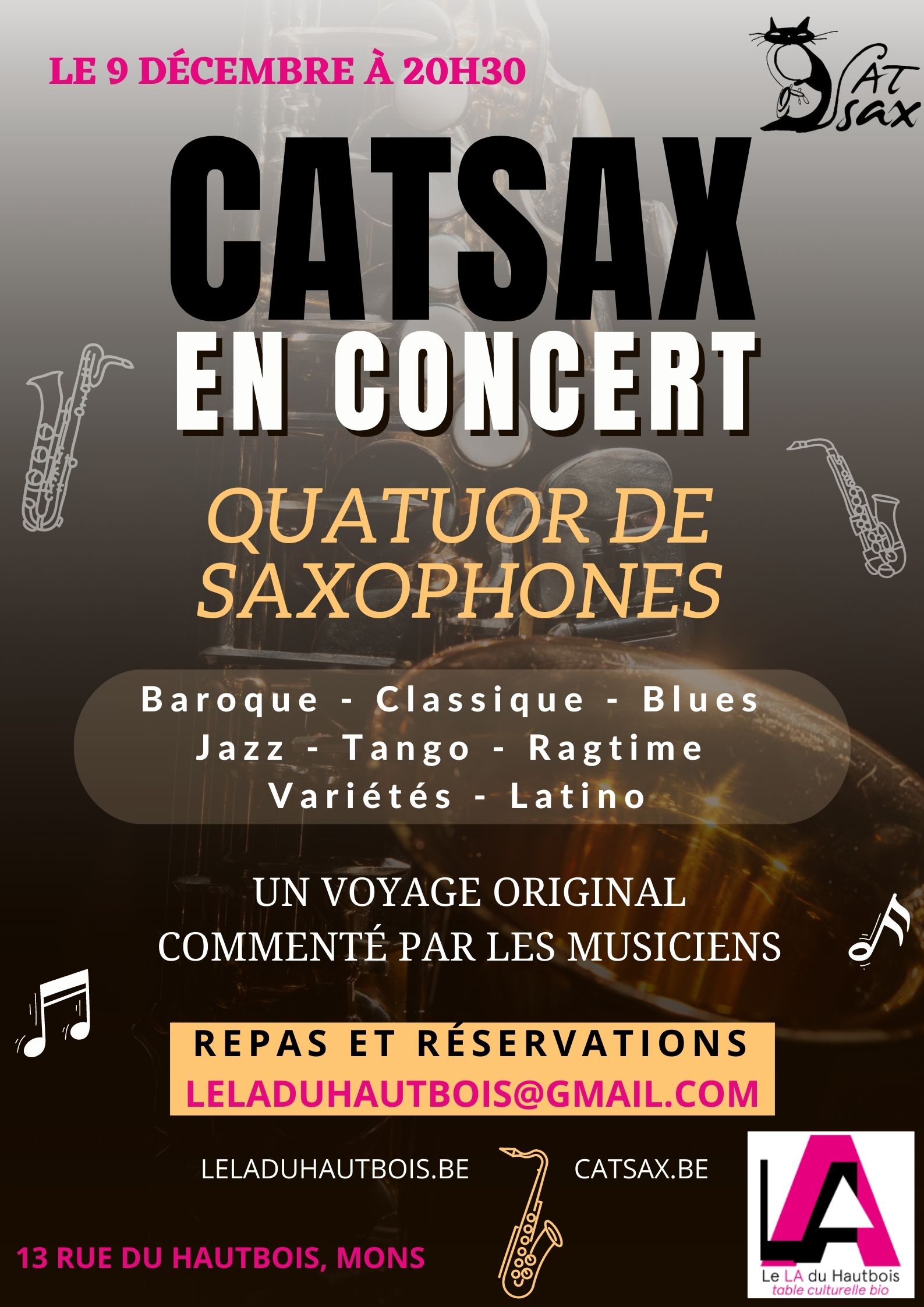 9 décembre 2022 - Concert au La du Hautbois 