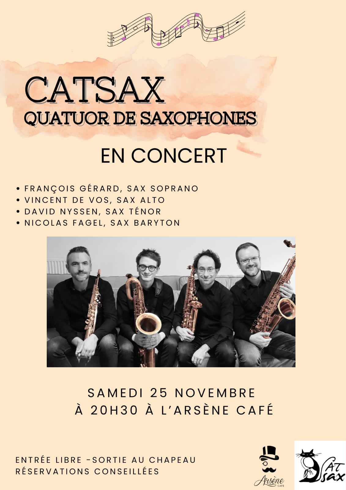25 novembre 23 - Concert à l'Arsène Café